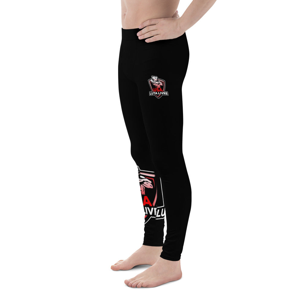 USA Luta Livre Men's Leggings Black