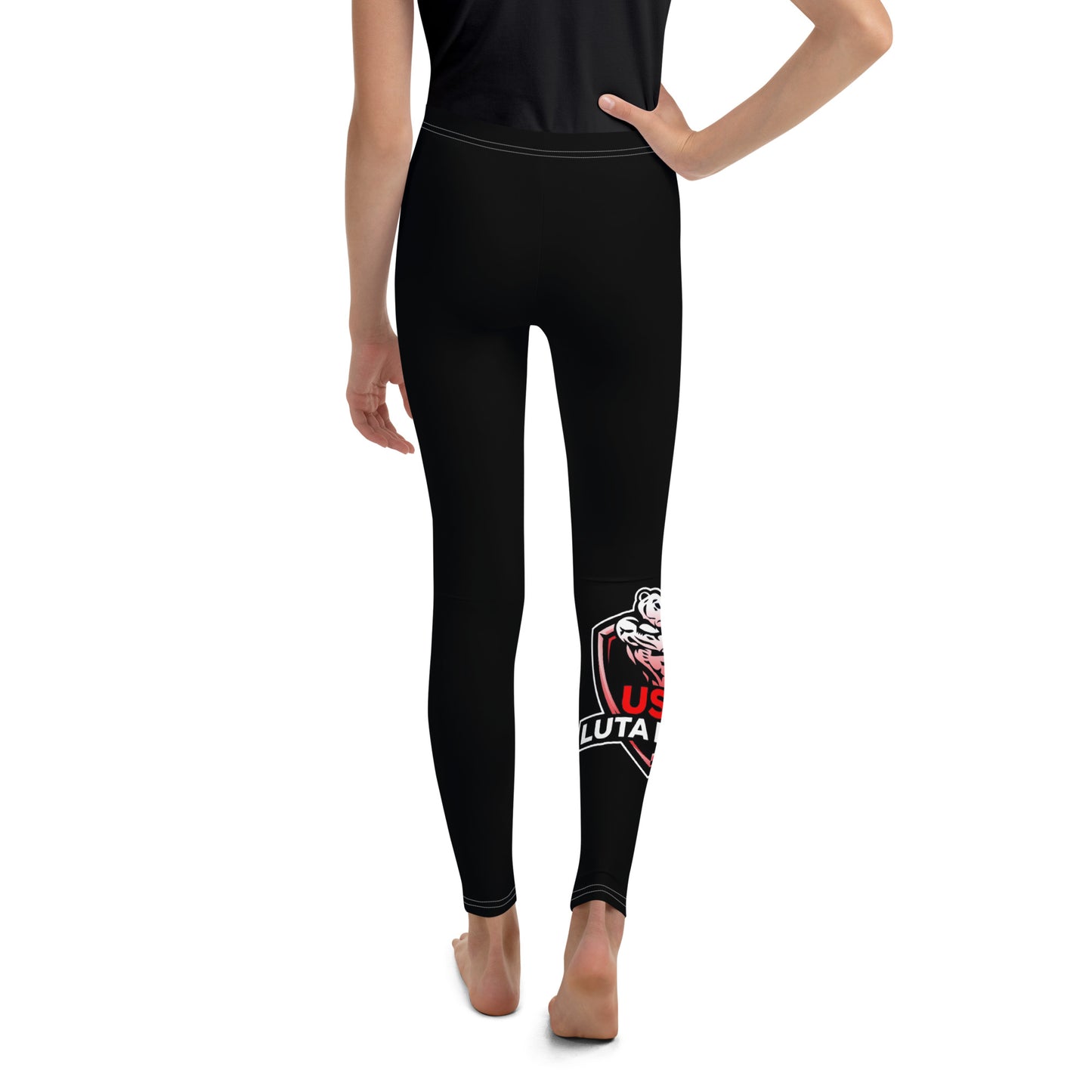 USA Luta Livre Youth Leggings - Black