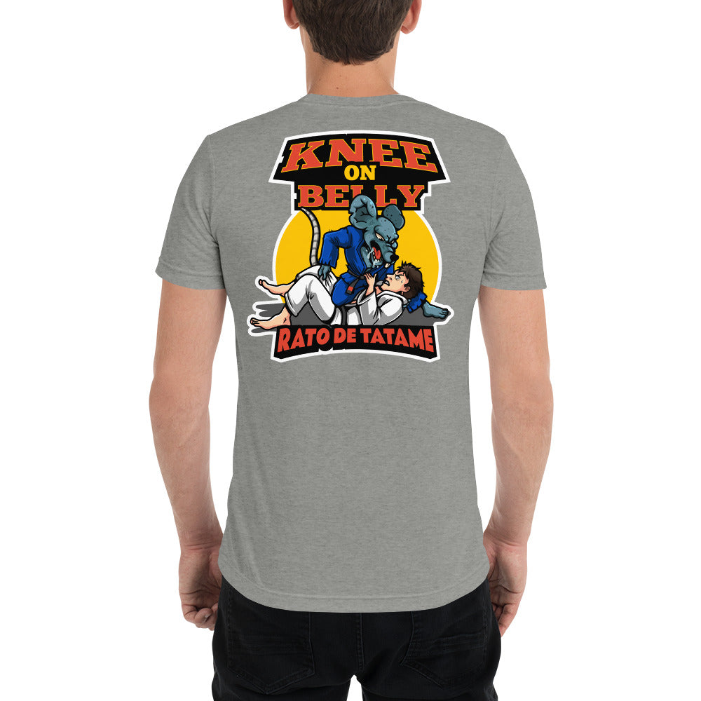 Rato de Tatame BJJ Knee on Belly Short sleeve t-shirt