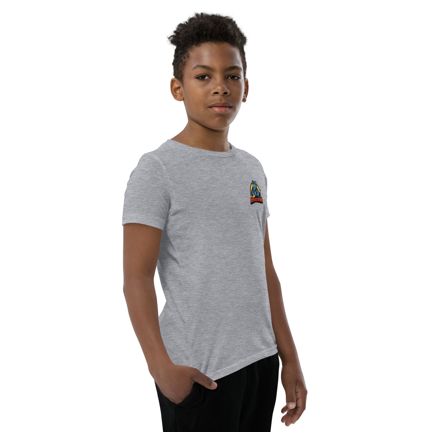 Rato de Tatame BJJ Armbar Youth Short Sleeve T-Shirt