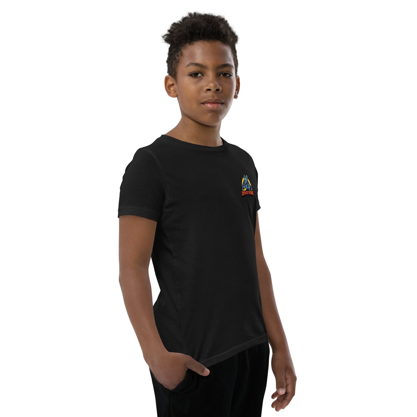 Rato de Tatame BJJ Armbar Youth Short Sleeve T-Shirt