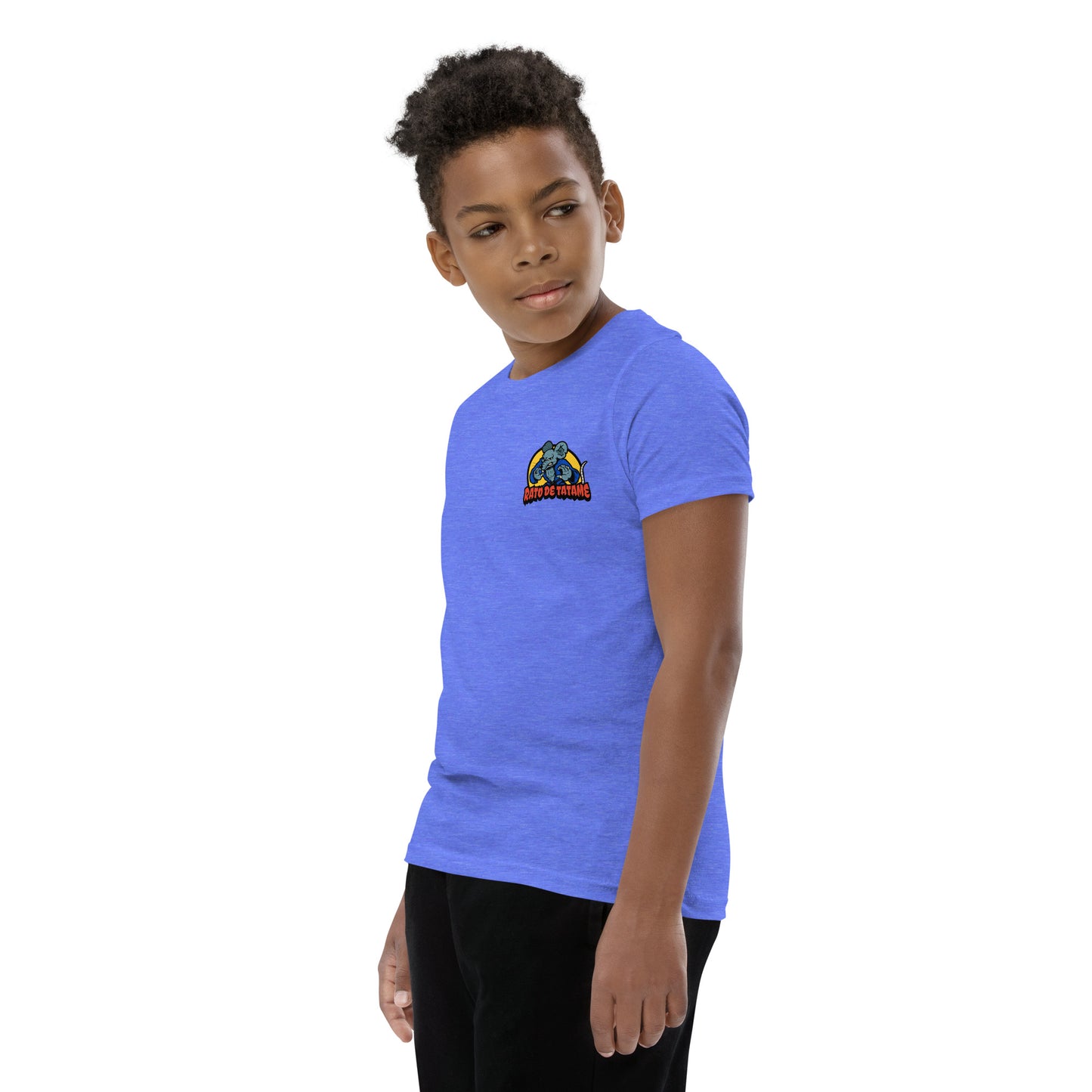 Rato de Tatame BJJ Armbar Youth Short Sleeve T-Shirt