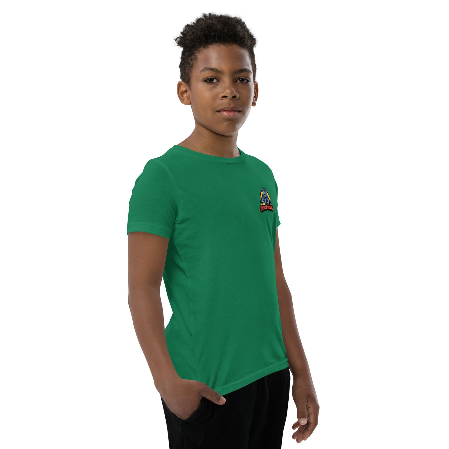 Rato de Tatame BJJ Armbar Youth Short Sleeve T-Shirt