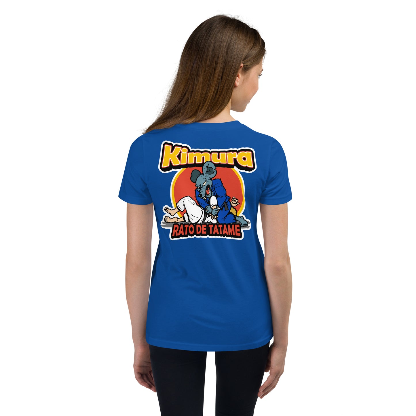 Rato de Tatame Kimura Youth Short Sleeve BJJ T-Shirt