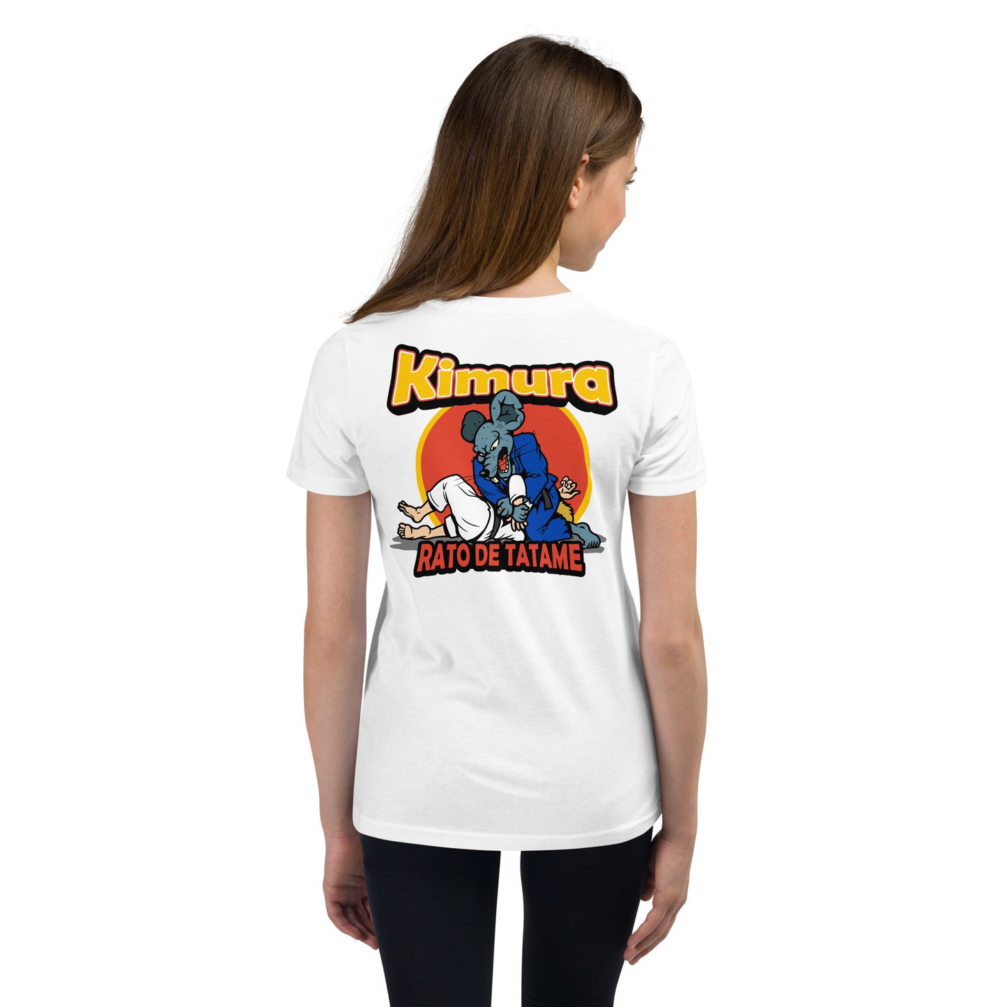 Rato de Tatame Kimura Youth Short Sleeve BJJ T-Shirt