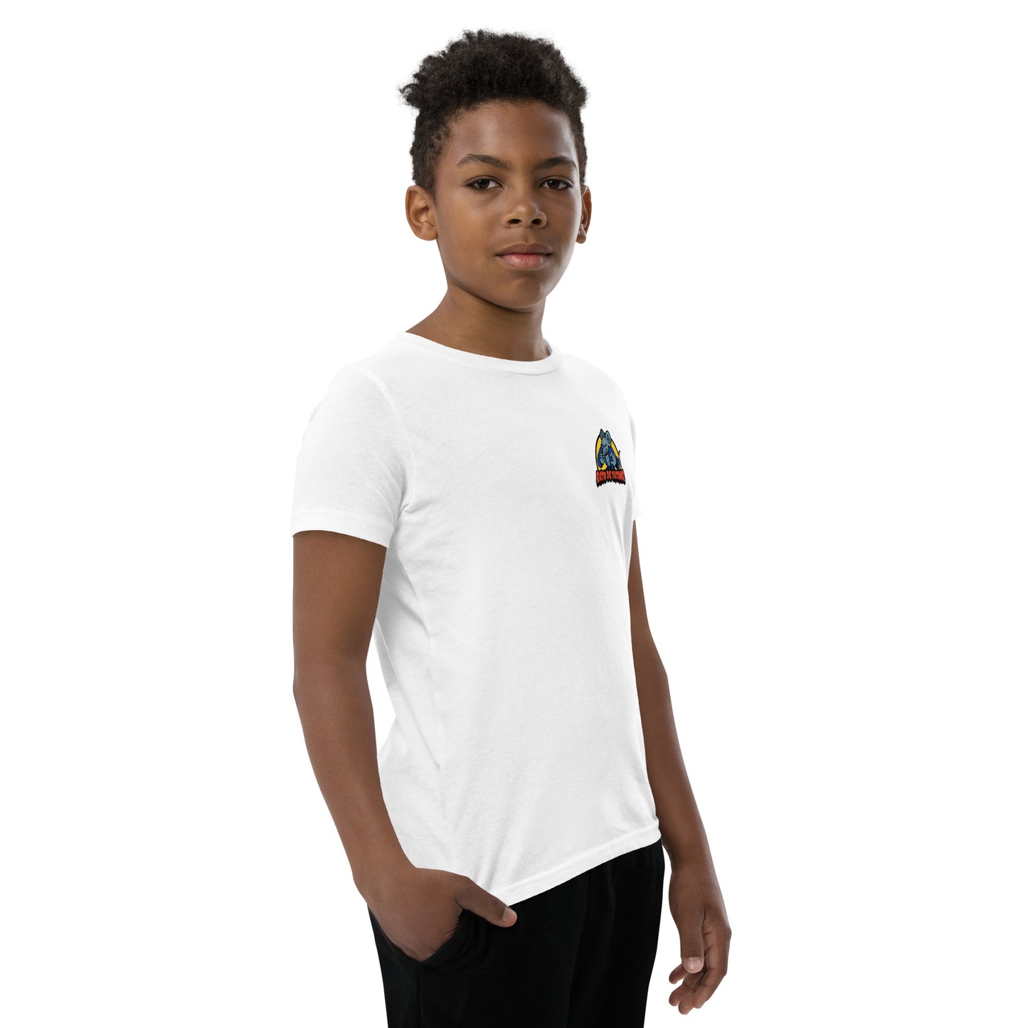 Rato de Tatame BJJ Armbar Youth Short Sleeve T-Shirt