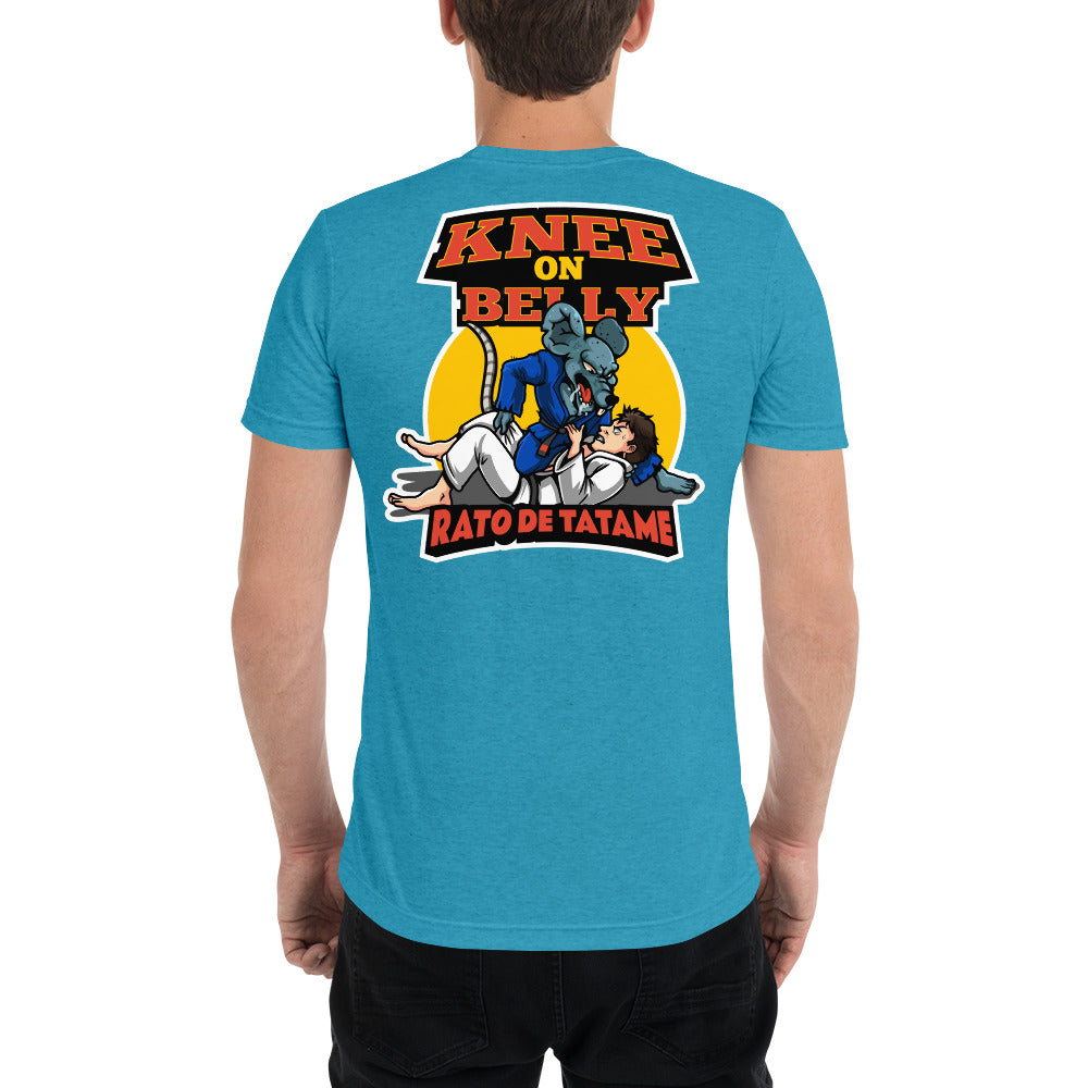 Rato de Tatame BJJ Knee on Belly Short sleeve t-shirt