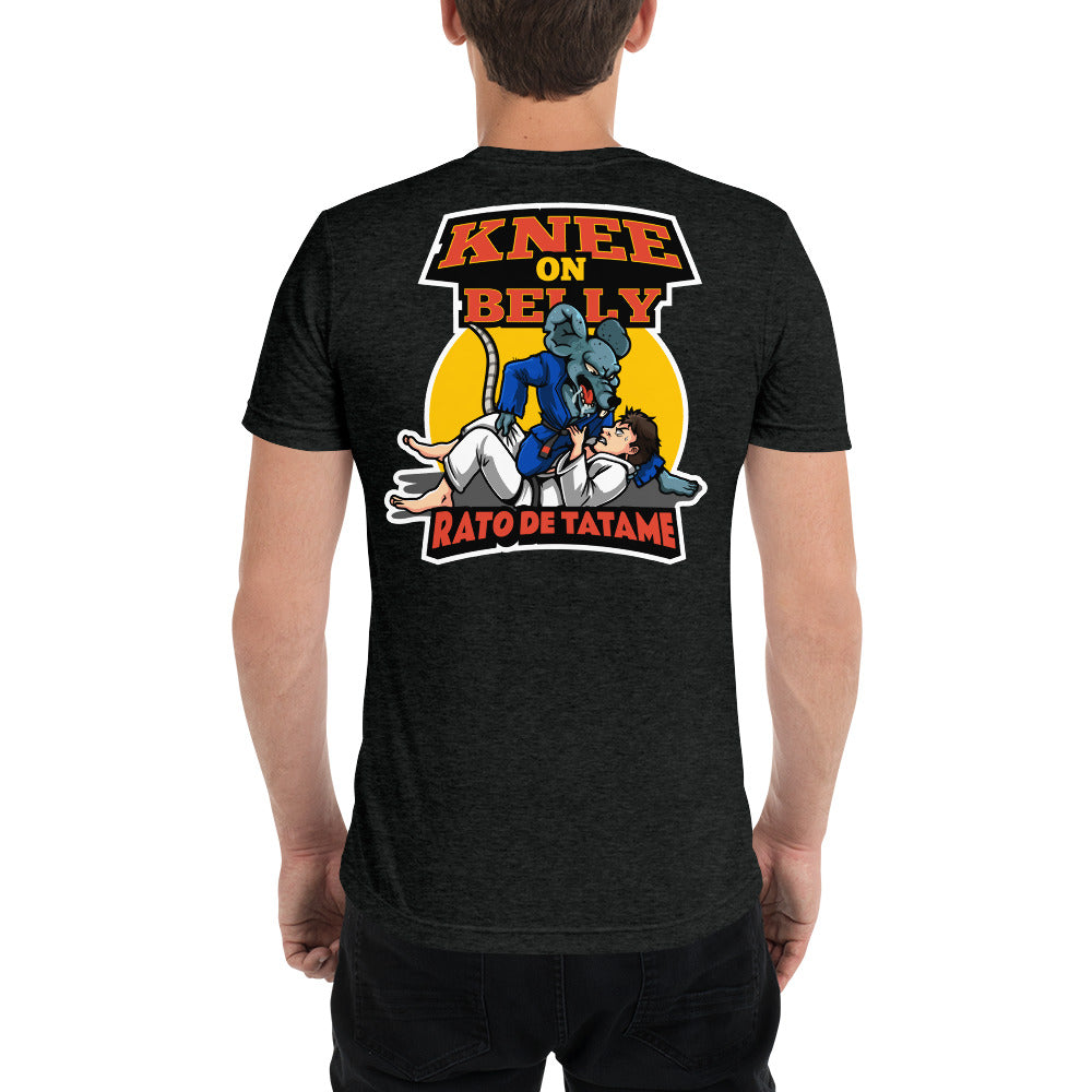 Rato de Tatame BJJ Knee on Belly Short sleeve t-shirt