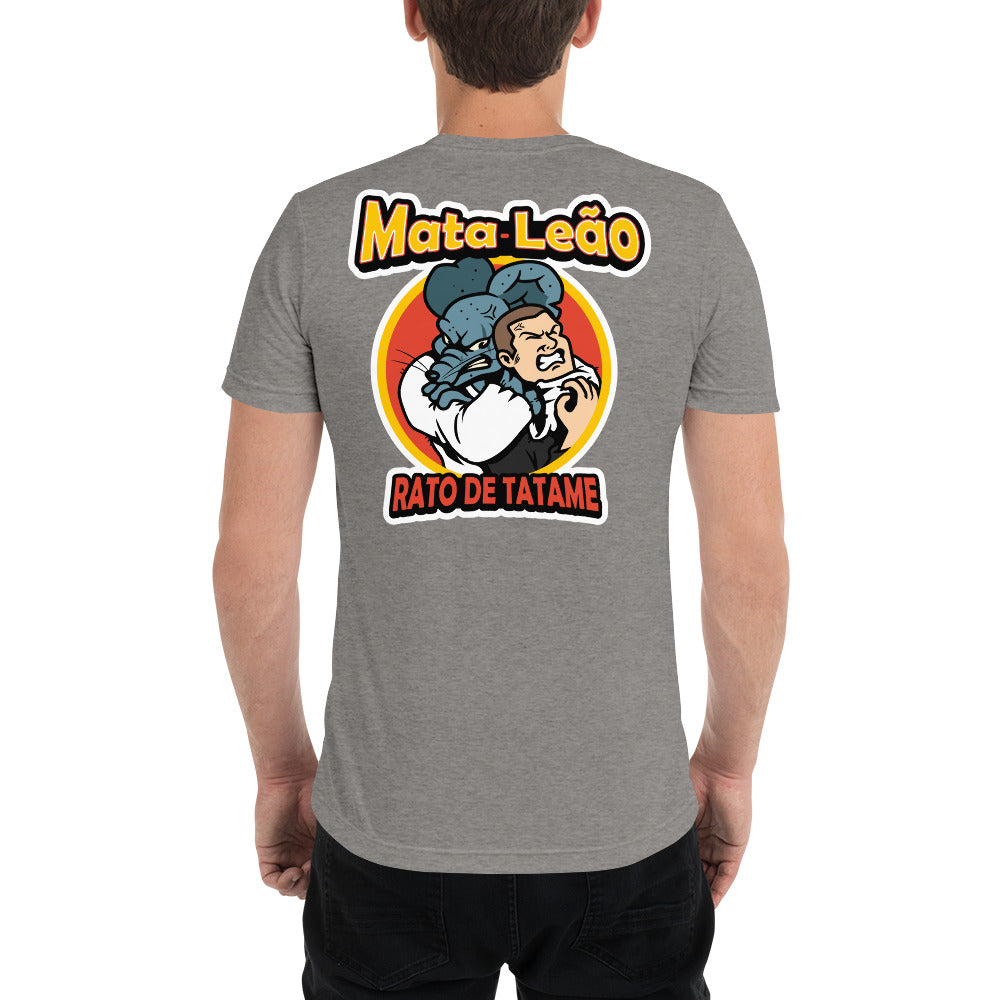 Rato de Tatame Mata-Leão Short sleeve BJJ t-shirt