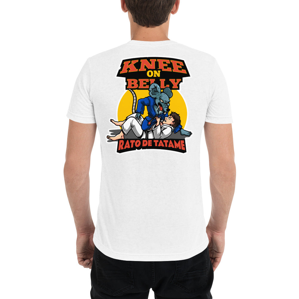 Rato de Tatame BJJ Knee on Belly Short sleeve t-shirt