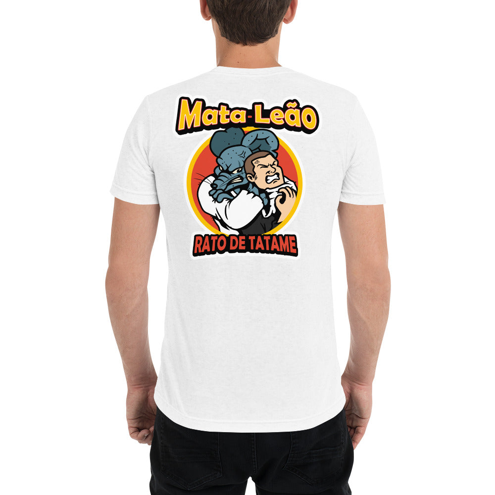 Rato de Tatame Mata-Leão Short sleeve BJJ t-shirt