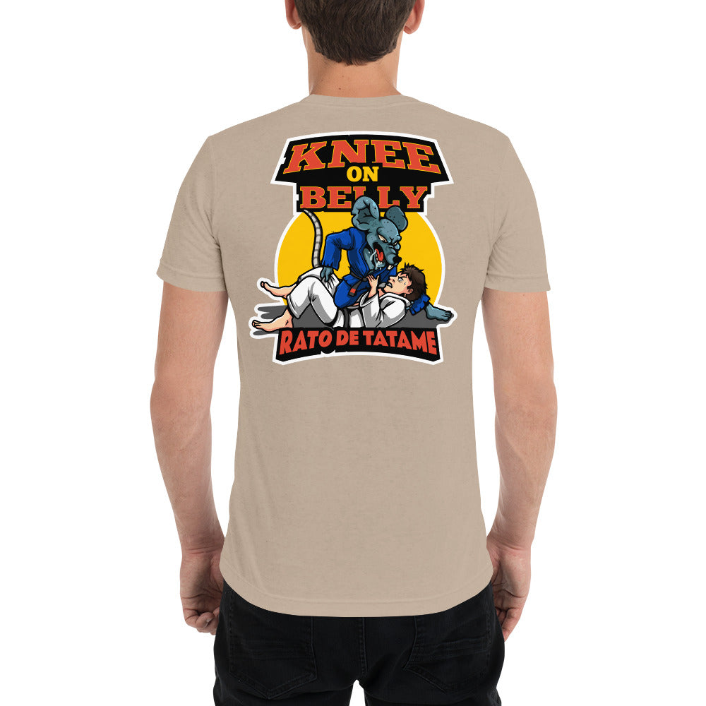 Rato de Tatame BJJ Knee on Belly Short sleeve t-shirt