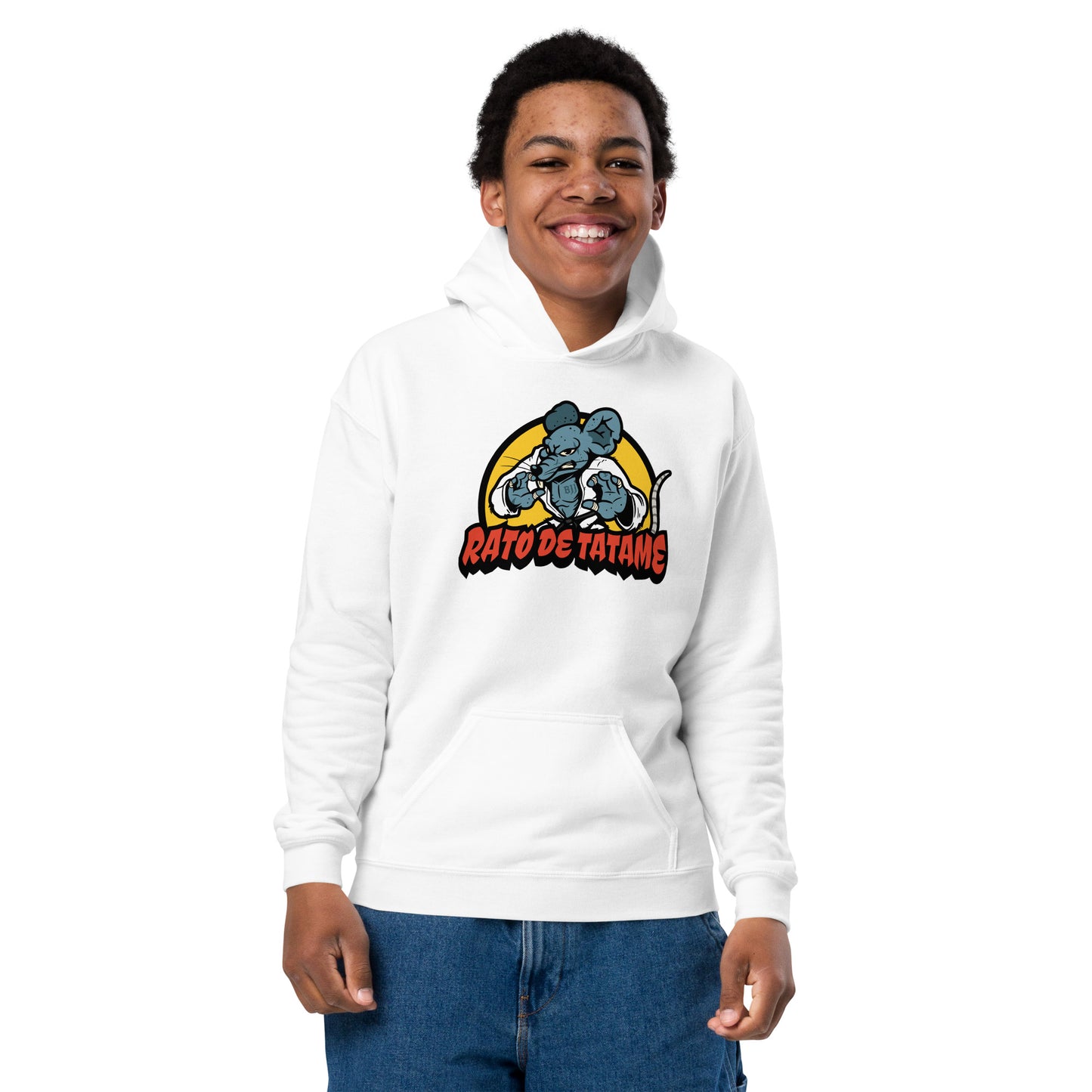 Rato de Tatame Youth heavy blend BJJ hoodie