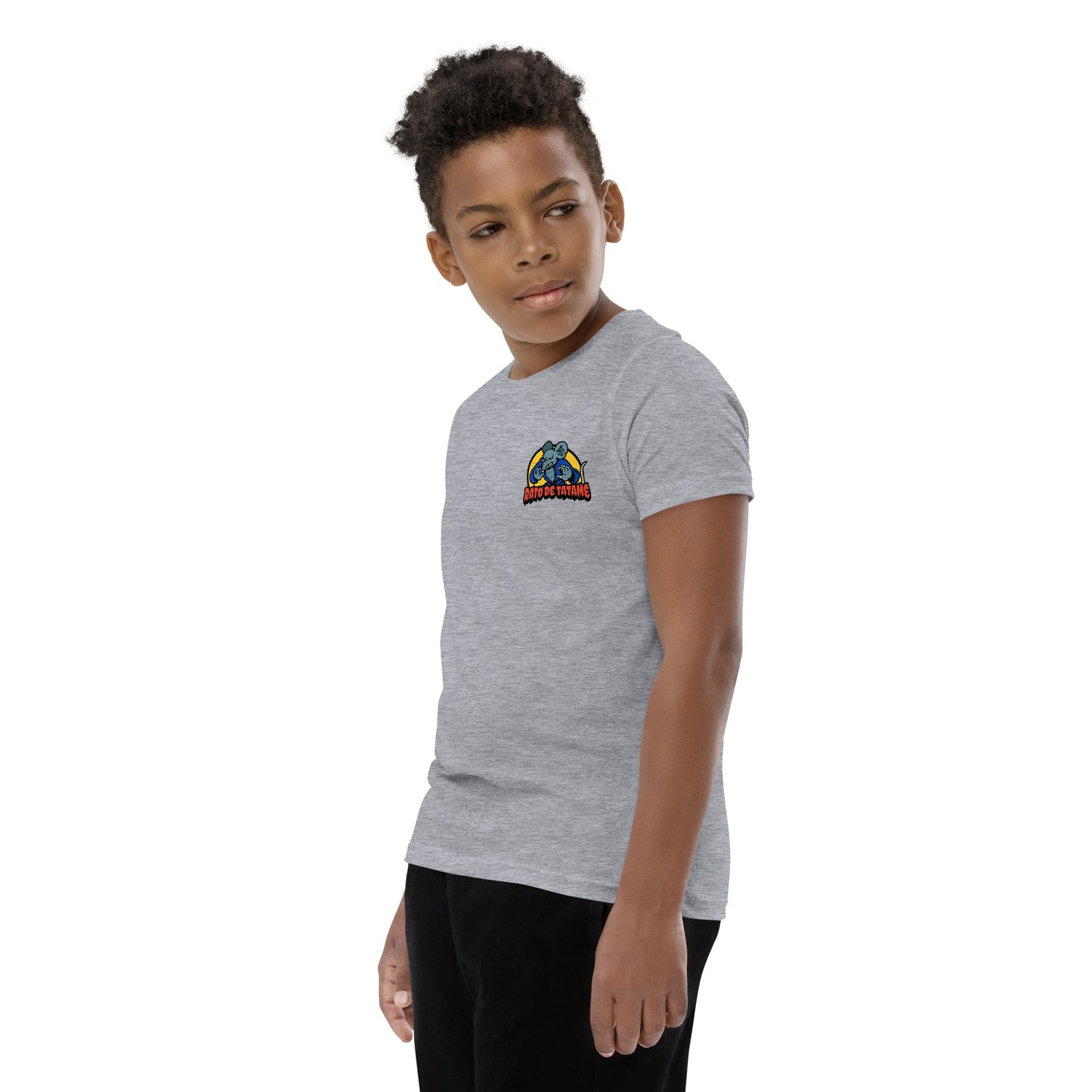 Rato de Tatame BJJ Armbar Youth Short Sleeve T-Shirt