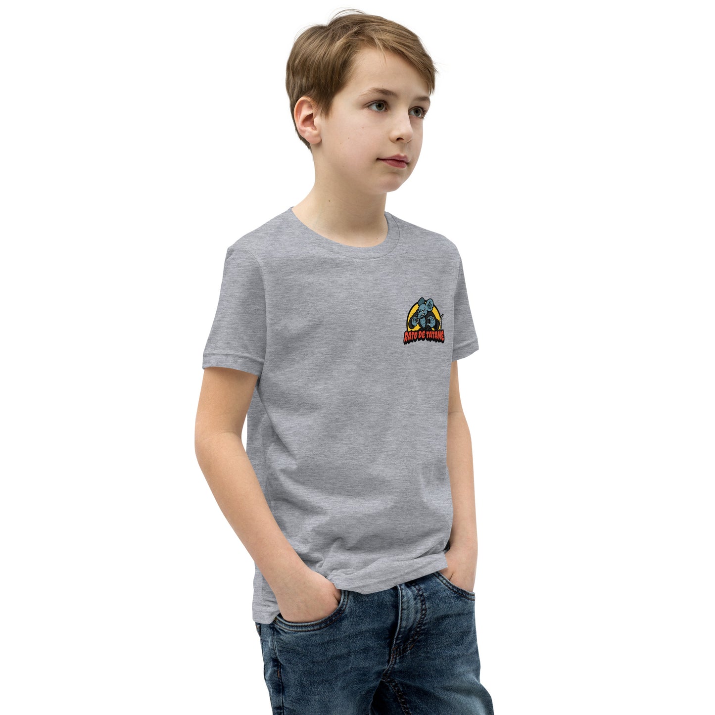 Rato de Tatame Triangle Youth Short Sleeve BJJ T-Shirt