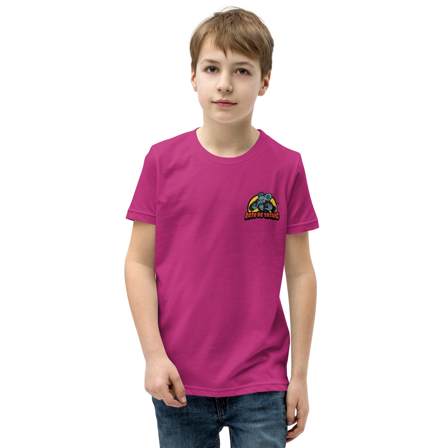 Rato de Tatame Triangle Youth Short Sleeve BJJ T-Shirt