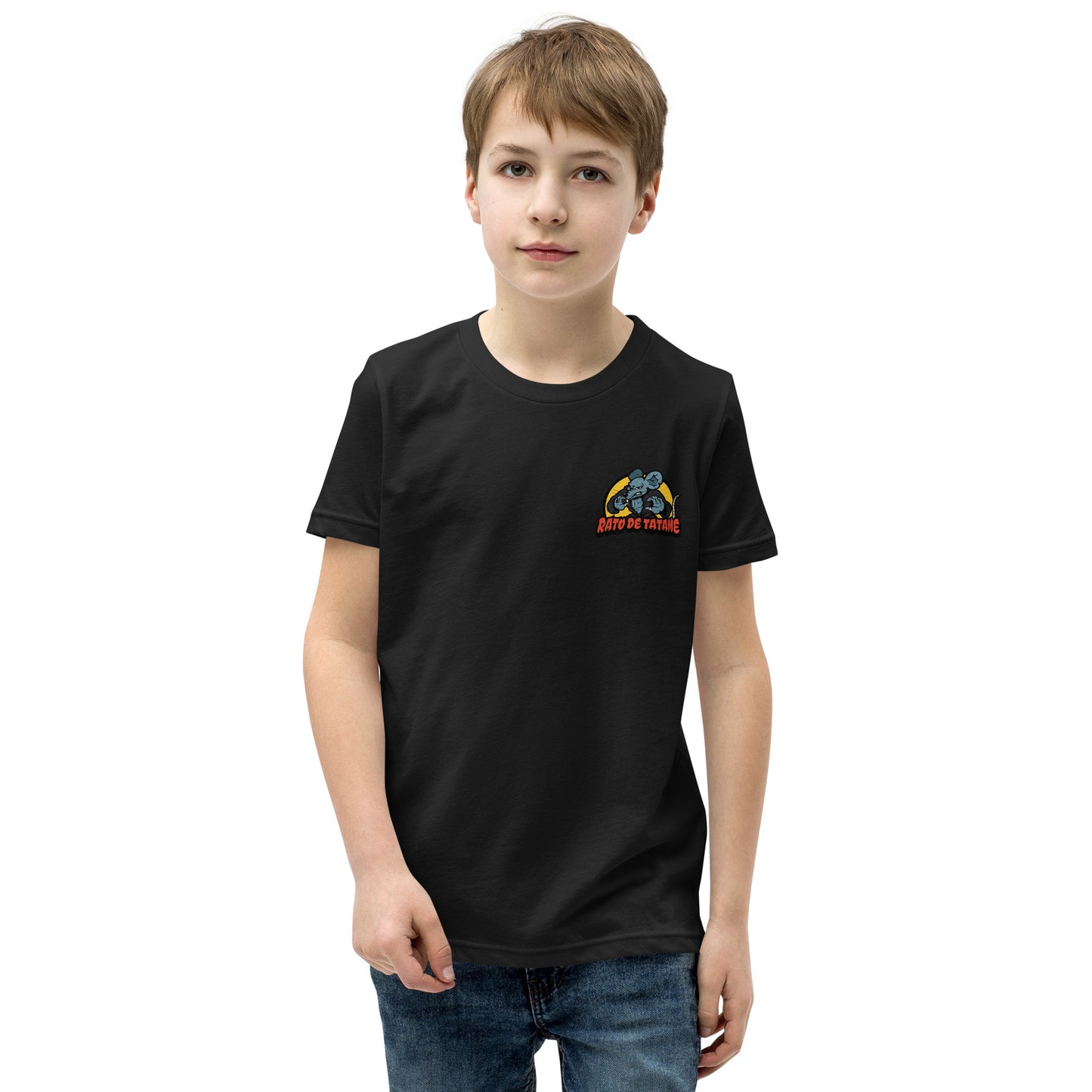 Rato de Tatame Triangle Youth Short Sleeve BJJ T-Shirt