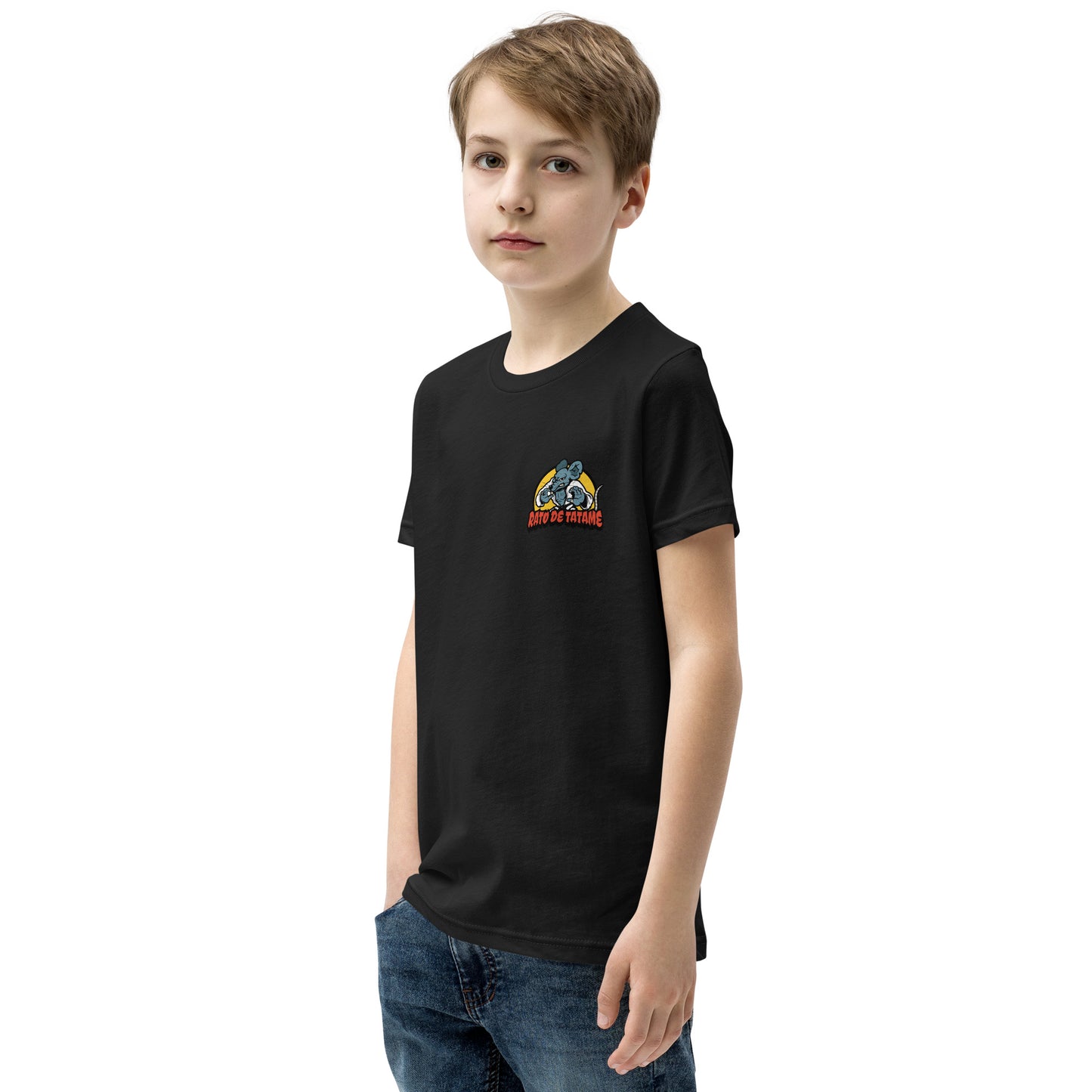 Rato de Tatame Mata-Leão Youth Short Sleeve BJJ T-Shirt