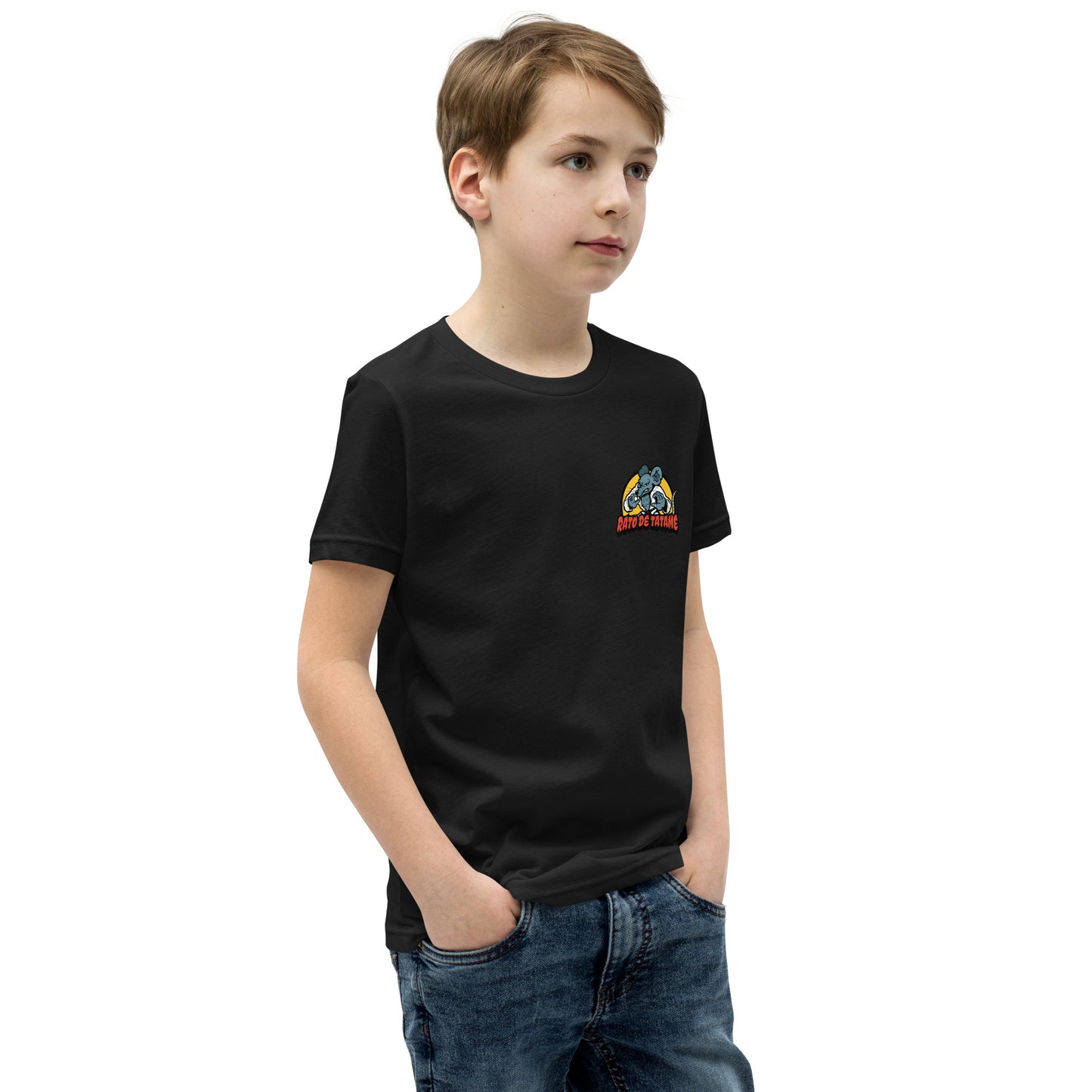 Rato de Tatame Mata-Leão Youth Short Sleeve BJJ T-Shirt