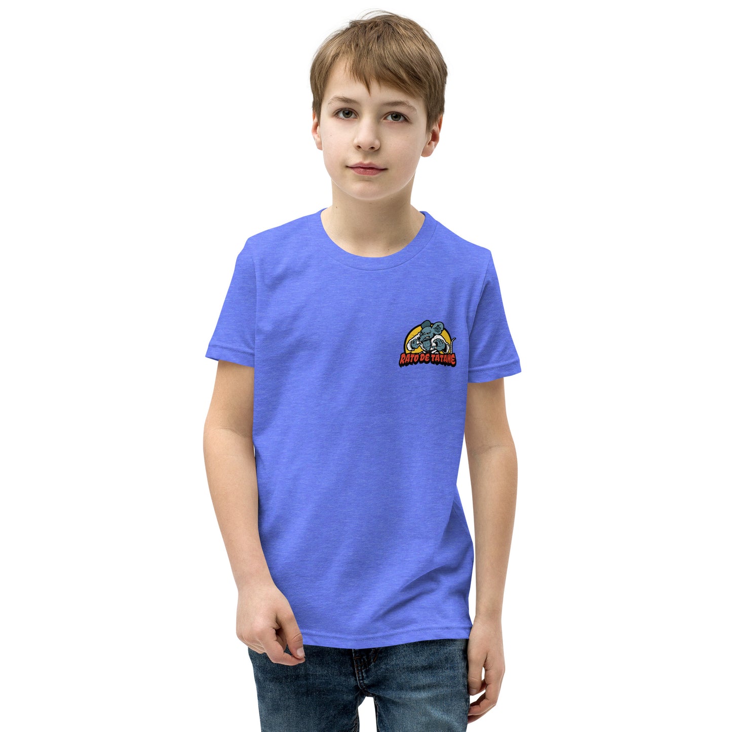 Rato de Tatame Mata-Leão Youth Short Sleeve BJJ T-Shirt