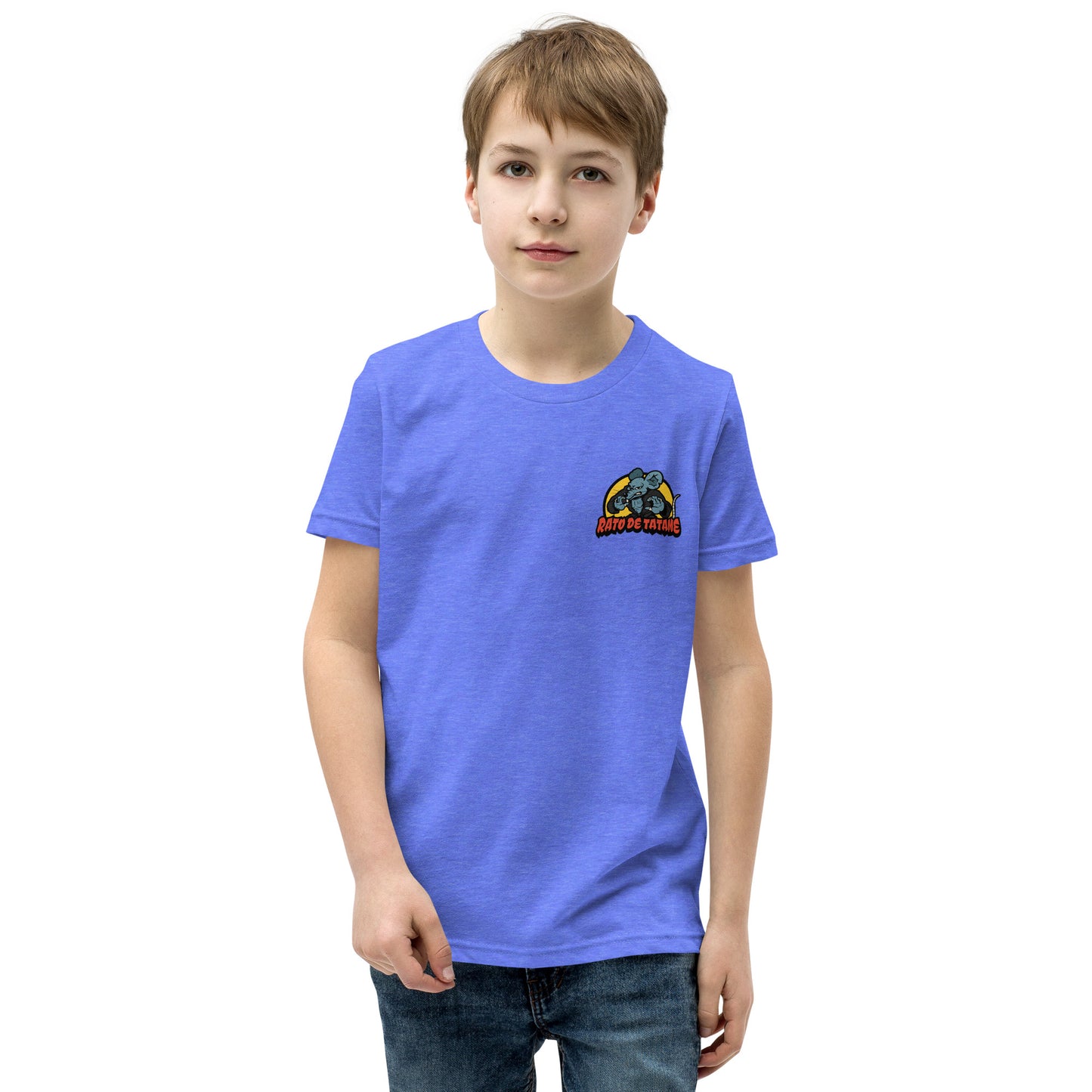 Rato de Tatame Triangle Youth Short Sleeve BJJ T-Shirt