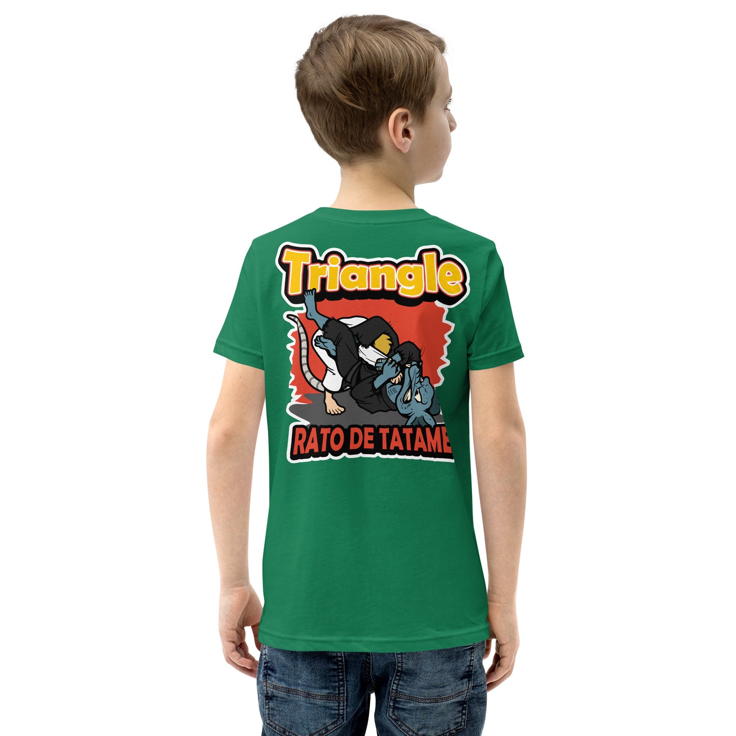 Rato de Tatame Triangle Youth Short Sleeve BJJ T-Shirt