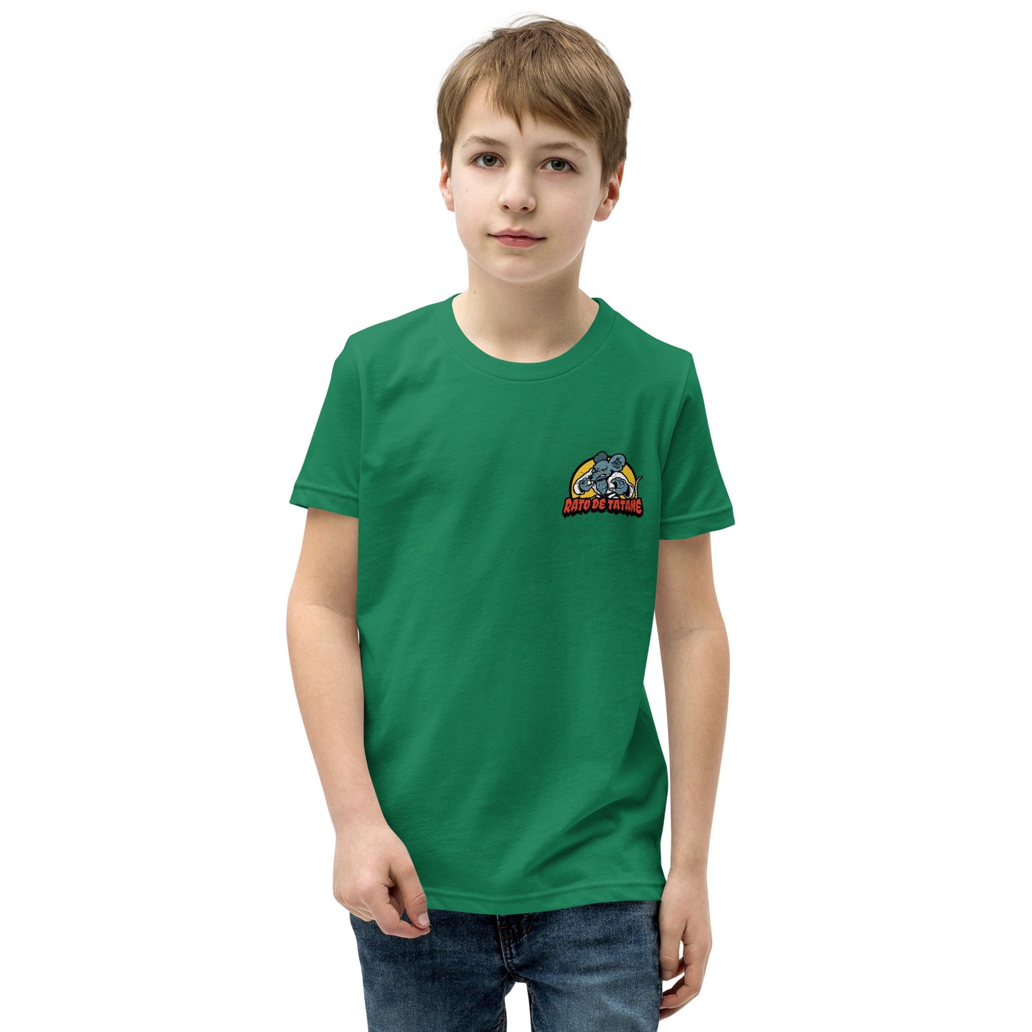 Rato de Tatame Mata-Leão Youth Short Sleeve BJJ T-Shirt