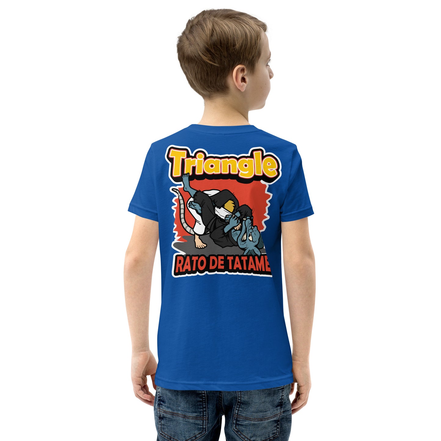 Rato de Tatame Triangle Youth Short Sleeve BJJ T-Shirt