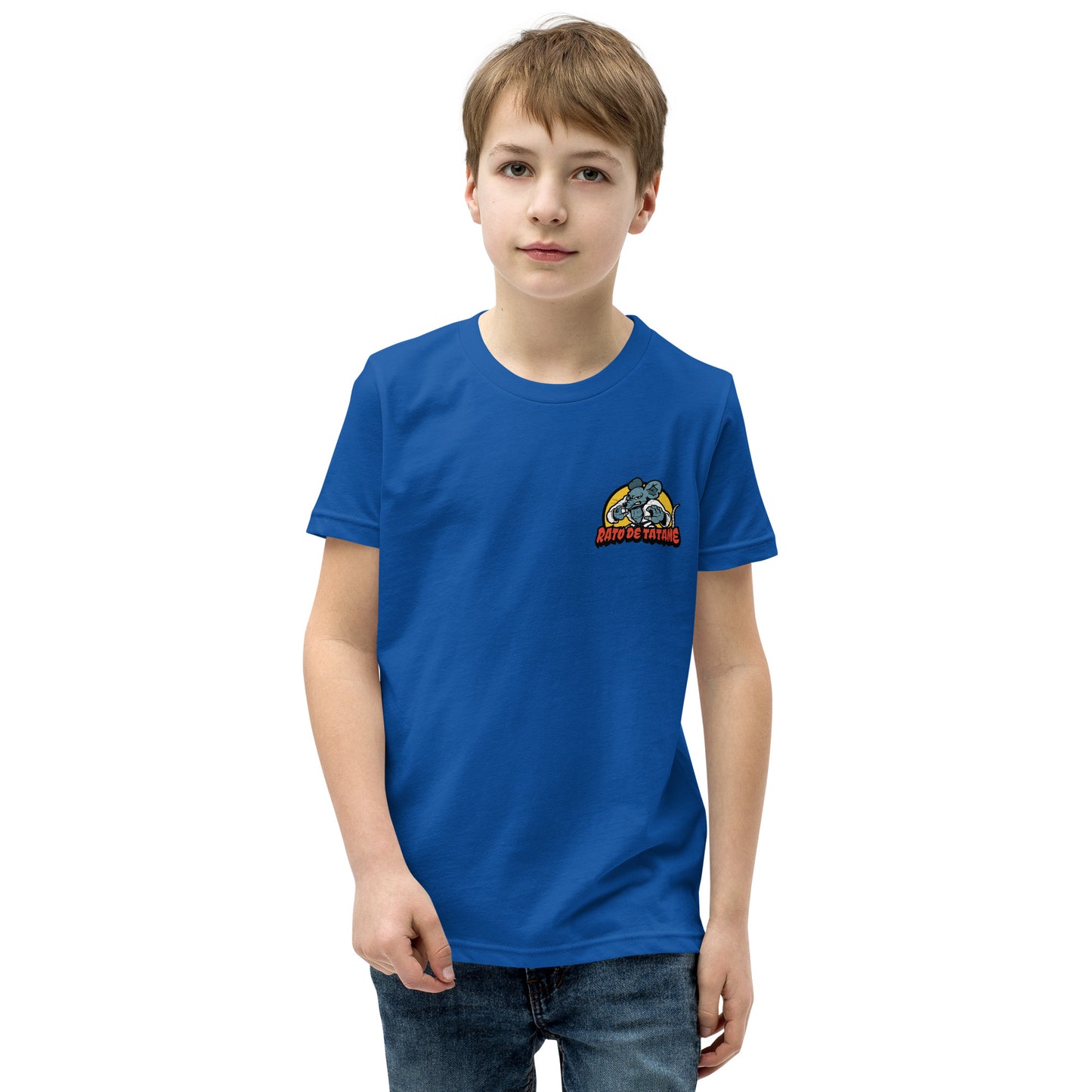 Rato de Tatame Mata-Leão Youth Short Sleeve BJJ T-Shirt