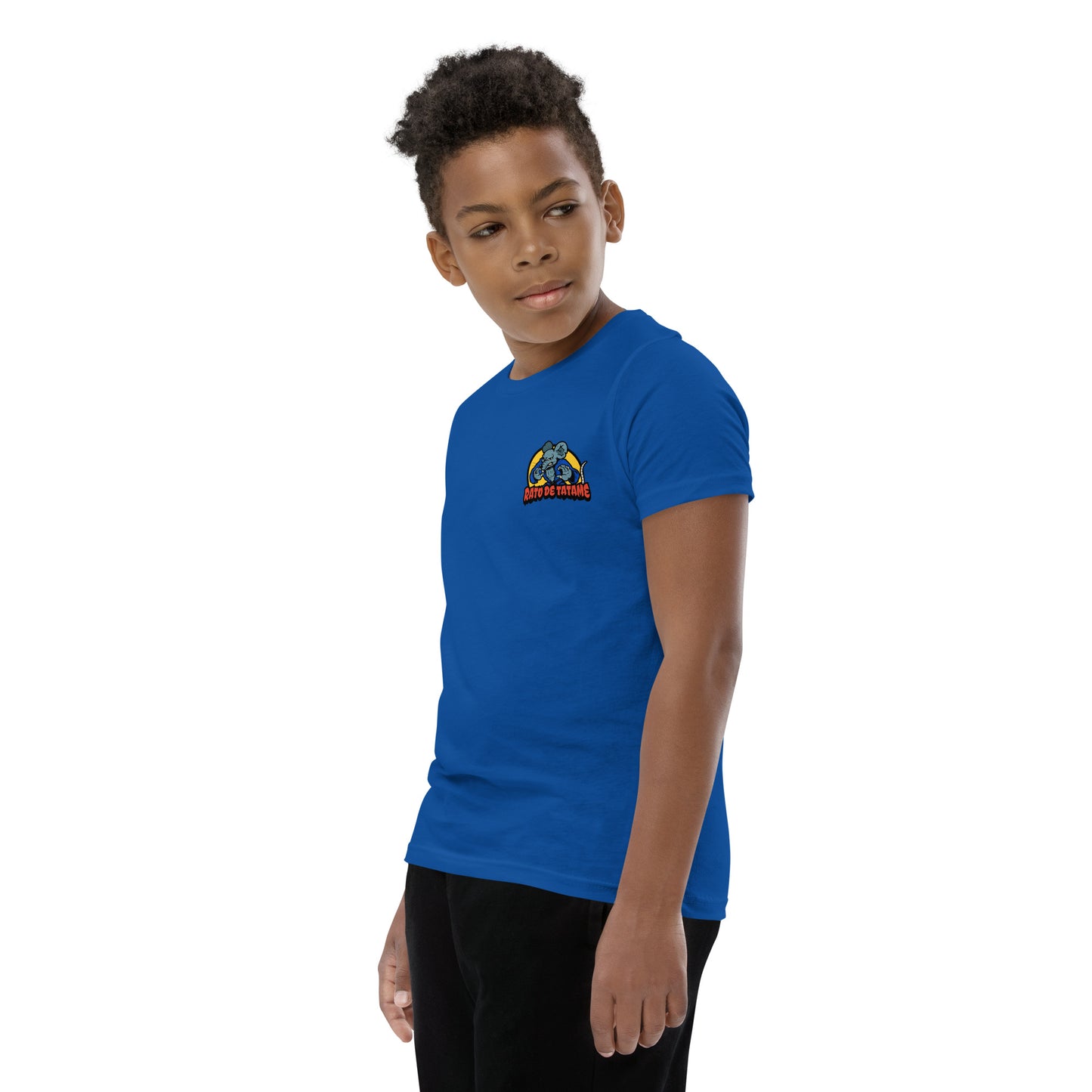 Rato de Tatame BJJ Armbar Youth Short Sleeve T-Shirt