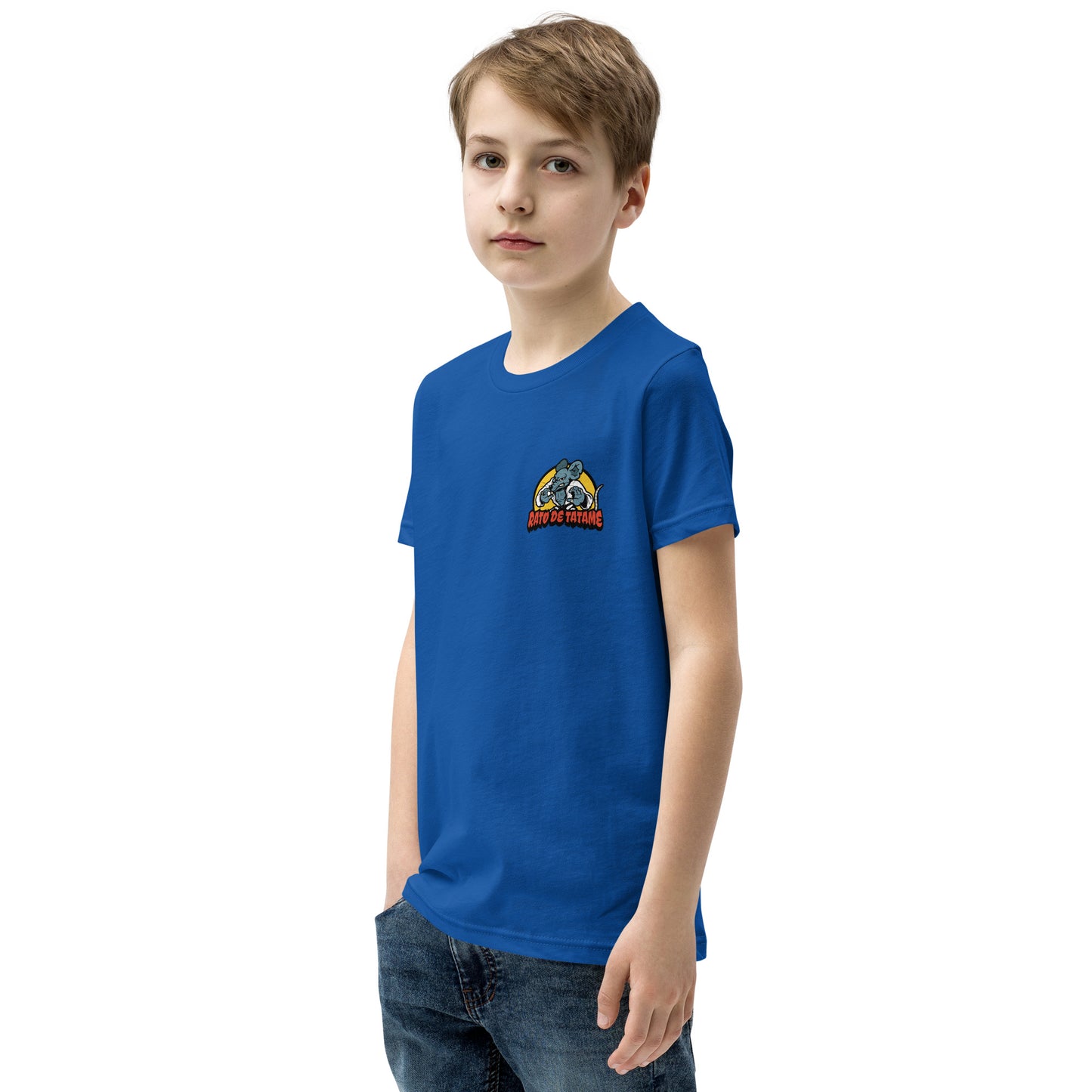 Rato de Tatame Mata-Leão Youth Short Sleeve BJJ T-Shirt