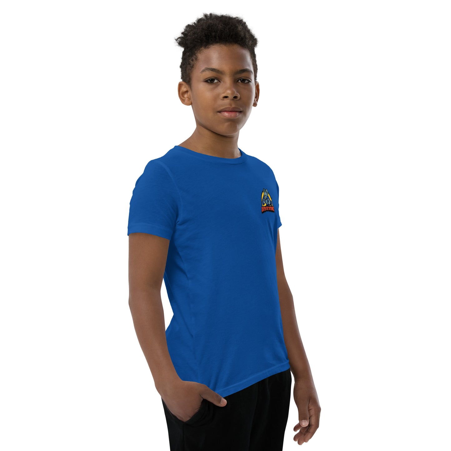 Rato de Tatame BJJ Armbar Youth Short Sleeve T-Shirt