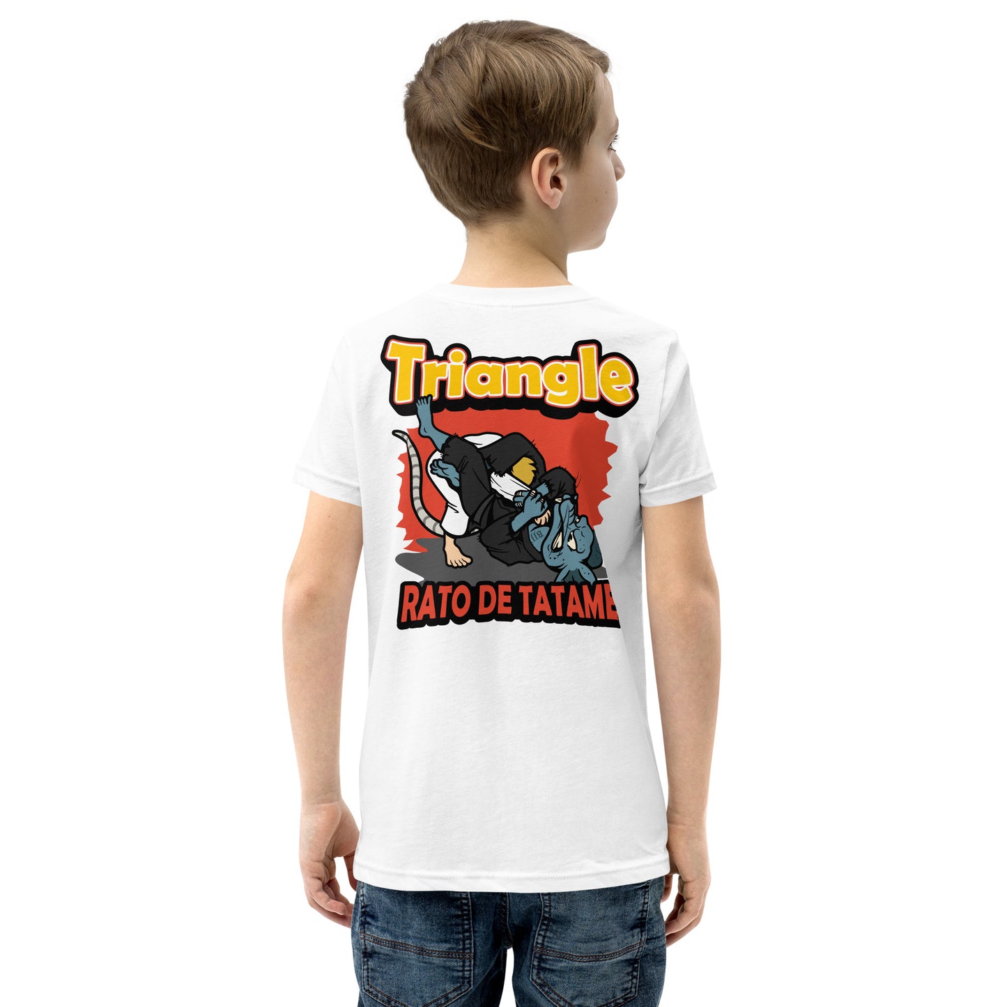 Rato de Tatame Triangle Youth Short Sleeve BJJ T-Shirt