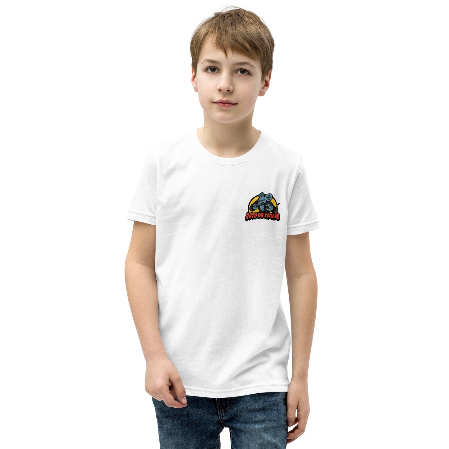 Rato de Tatame Triangle Youth Short Sleeve BJJ T-Shirt