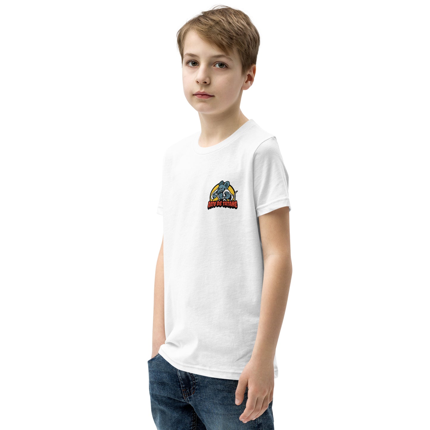 Rato de Tatame Mata-Leão Youth Short Sleeve BJJ T-Shirt