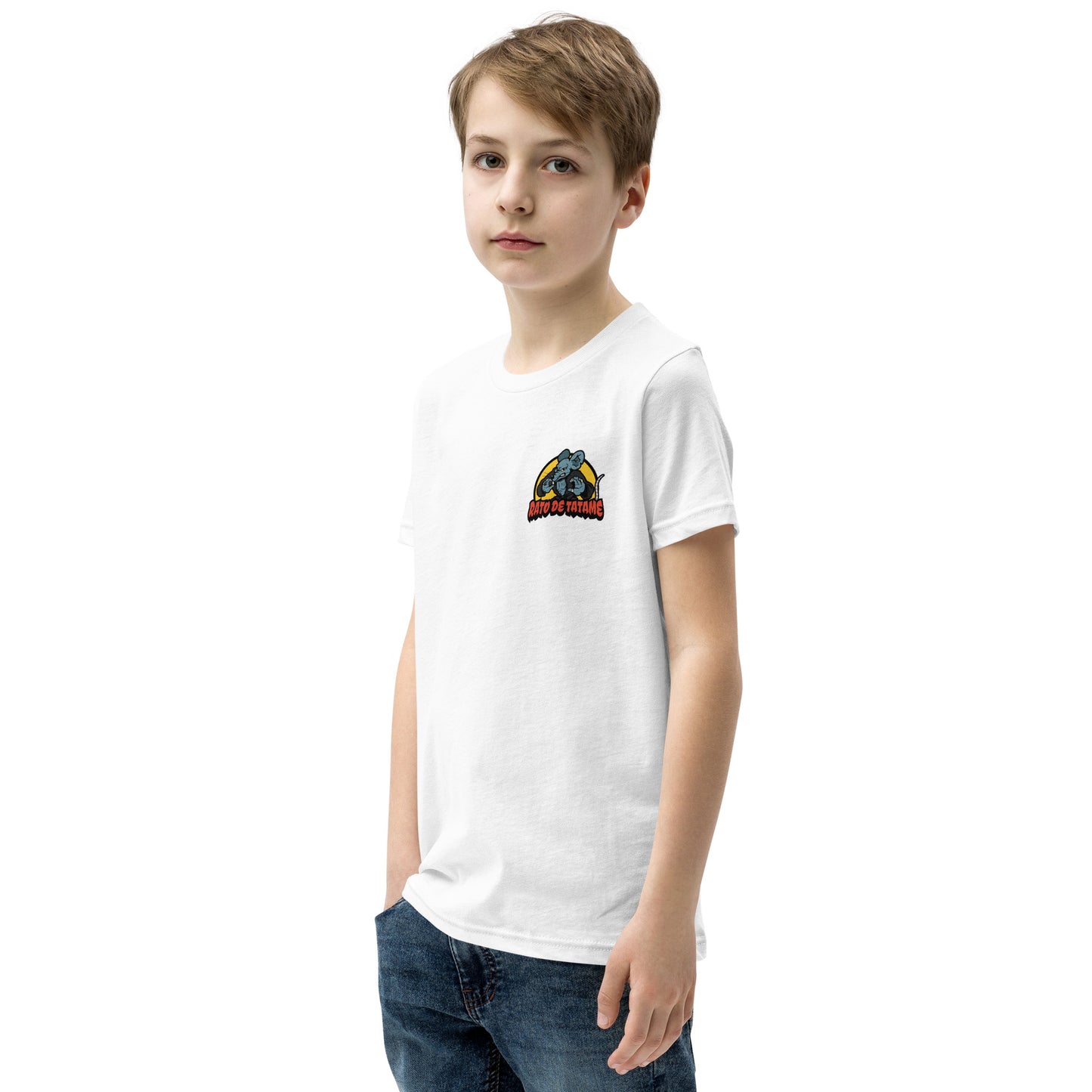 Rato de Tatame Triangle Youth Short Sleeve BJJ T-Shirt